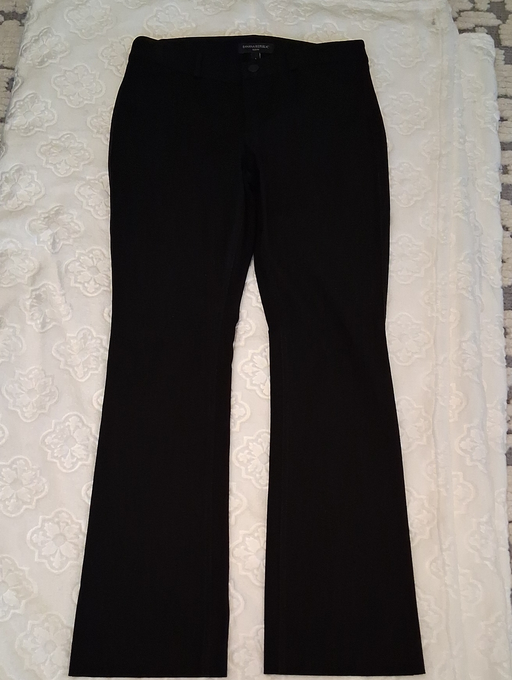 Banana Republic Black Bootcut Stretch Pants